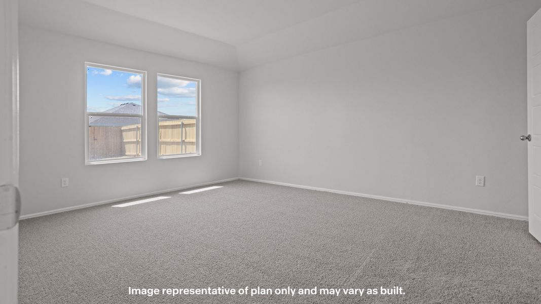 Representative unfurnished interior of a home built from the The Denton by D.R. Horton in Allen Farms, Lubbock (Image 12).