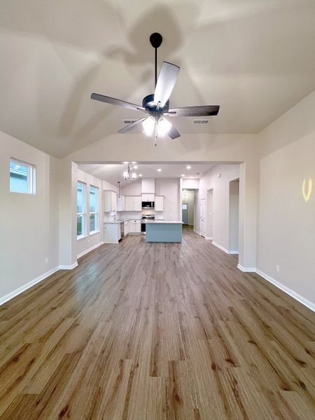 Representative unfurnished interior of a home built from the Wingate by Steve Klein Custom Builder in TerraVista, Victoria (Image 11).