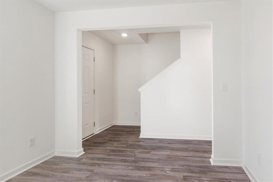 Spacious, unfurnished interior of a new home in The Ridge at Twin Rivers, Covington (Image 11). Spacious, unfurnished interior of a new home in The Ridge at Twin Rivers, Covington (Image 11).