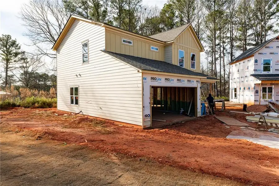 In-progress construction of a new home in , Lawrenceville, GA (Image 3).
