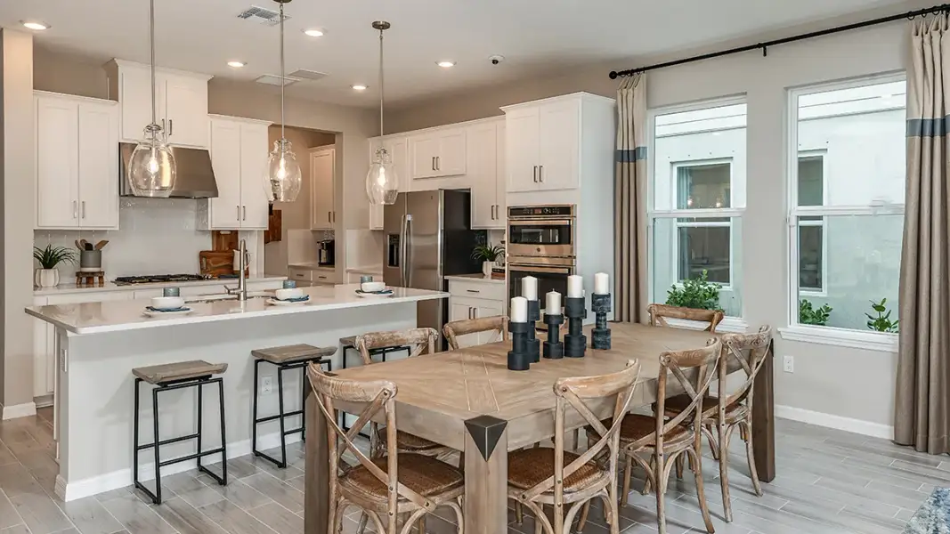 Furnished interior view inside a new home in Veranda Oaks, Port St. Lucie (Image 11).