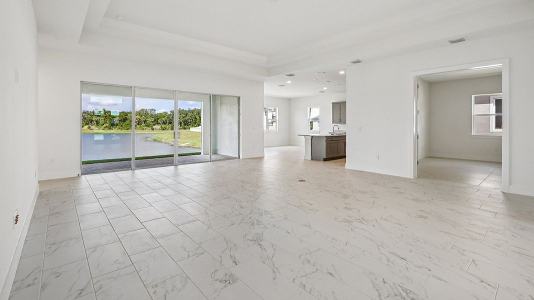 Furnished interior view inside a new home in Biscayne Landing at Seaire, Parrish (Image 24).