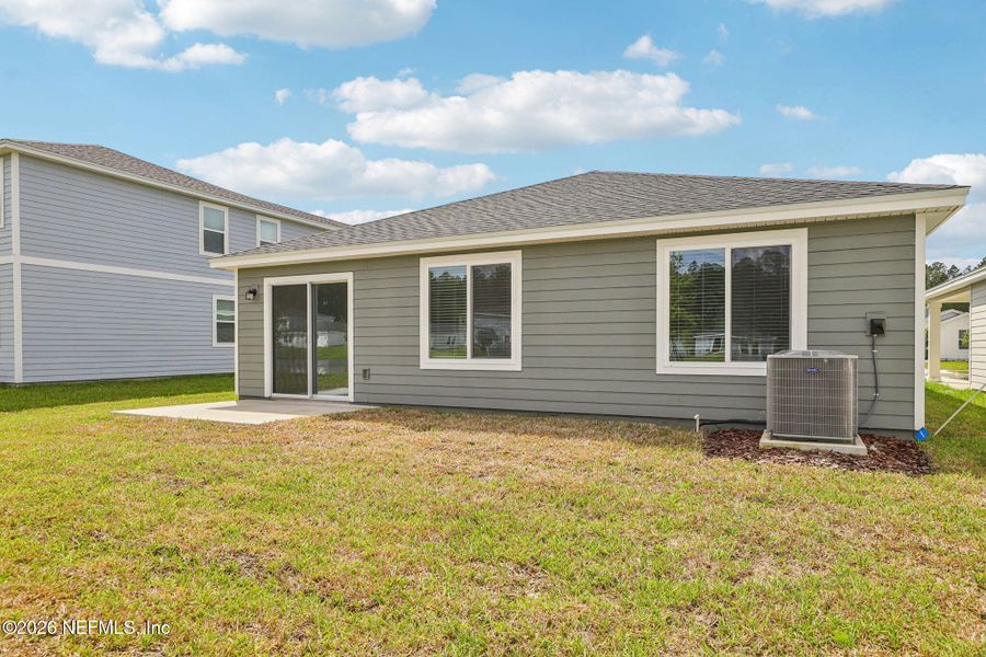 Exterior details and patio area of a home in Kings Preserve, Jacksonville (Image 20).