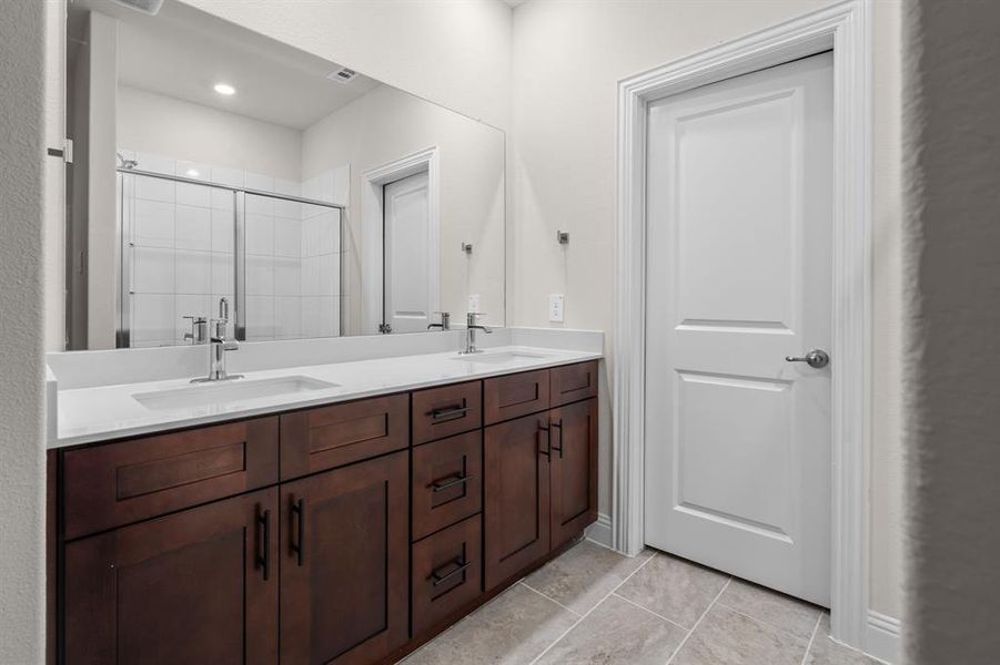 Furnished interior view inside a new home in Mustang Square, Plano (Image 7).