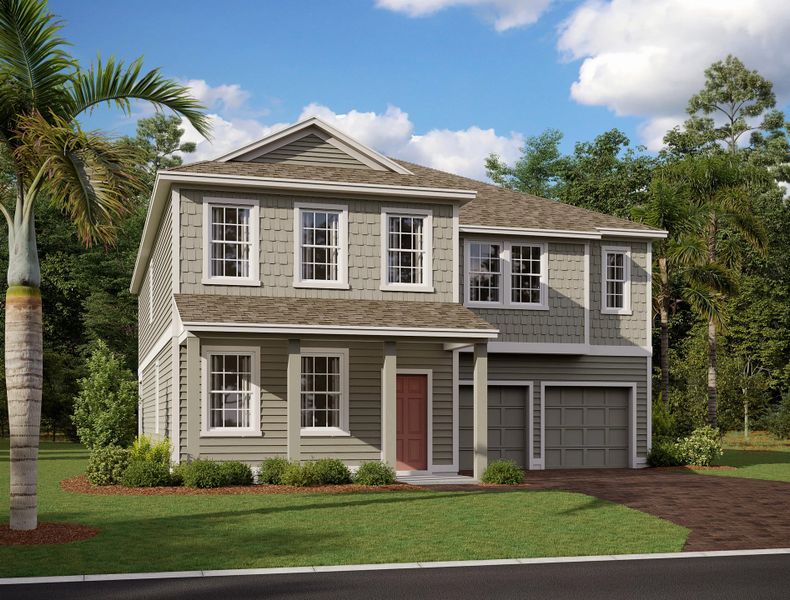 Representative exterior photo of a completed home built from the Griffin II by Ashton Woods in Trailside, Mount Dora, FL (Image 12).