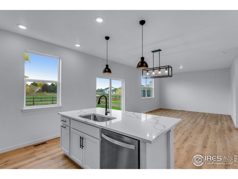 Furnished interior view inside a new home in Hansen Farm, Fort Collins (Image 8).