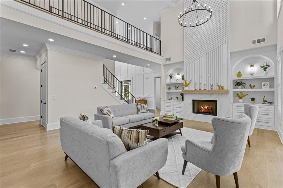 Furnished interior view inside a new home in , Winder (Image 40).