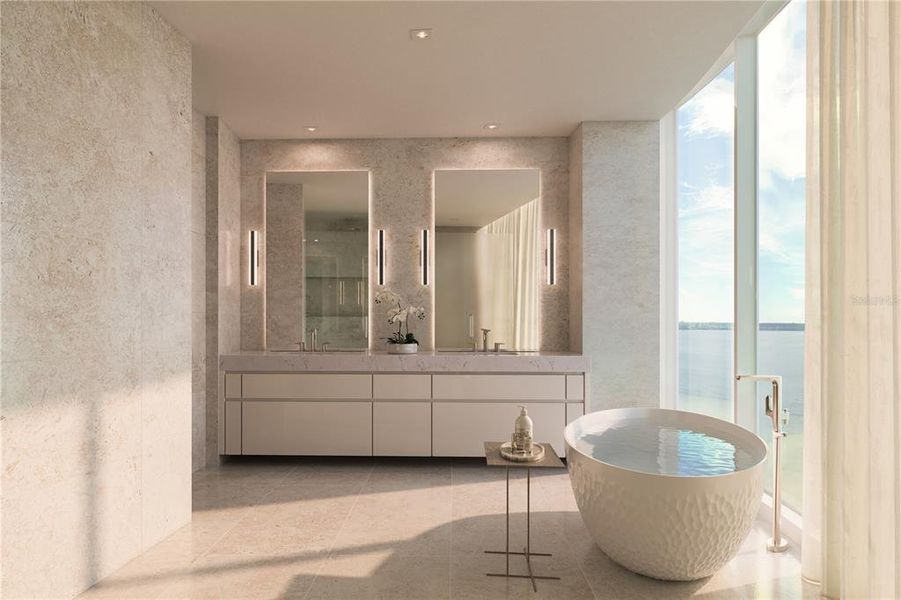 Furnished interior view inside a new home in , Clearwater Beach (Image 8).