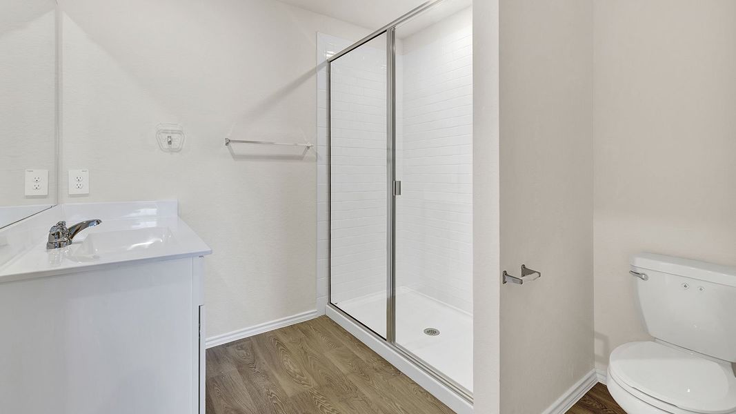 Representative furnished interior of a home built from the The Caprock by D.R. Horton in Navarro Fields, Seguin (Image 9).