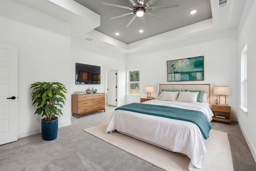 Furnished interior view inside a new home in , Dallas (Image 7).