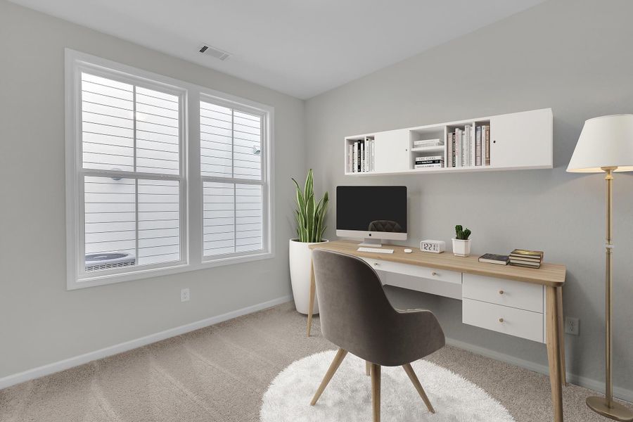 Furnished interior view inside a new home in Social Circle, Chattanooga (Image 9).