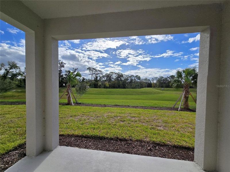 Rear Covered Lanai / View