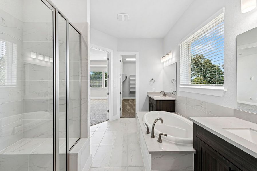 Furnished interior view inside a new home in Santa Rita Ranch, Georgetown (Image 24).