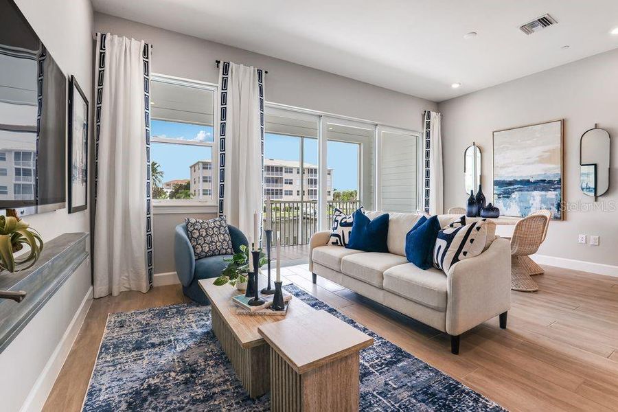 Furnished interior view inside a new home in Seahaven, Punta Gorda (Image 8).