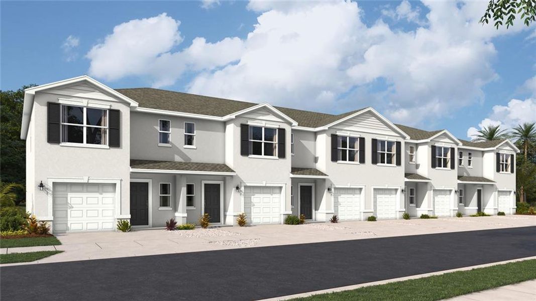 Front exterior of a new home in , Lakewood Ranch, FL, highlighting curb appeal (Image 23).