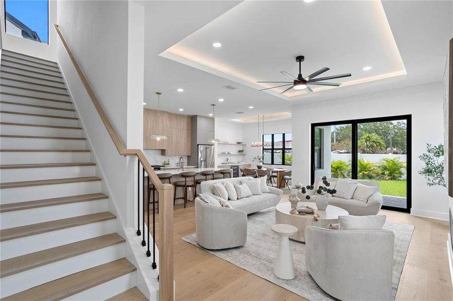 Furnished interior view inside a new home in , Tampa (Image 9).