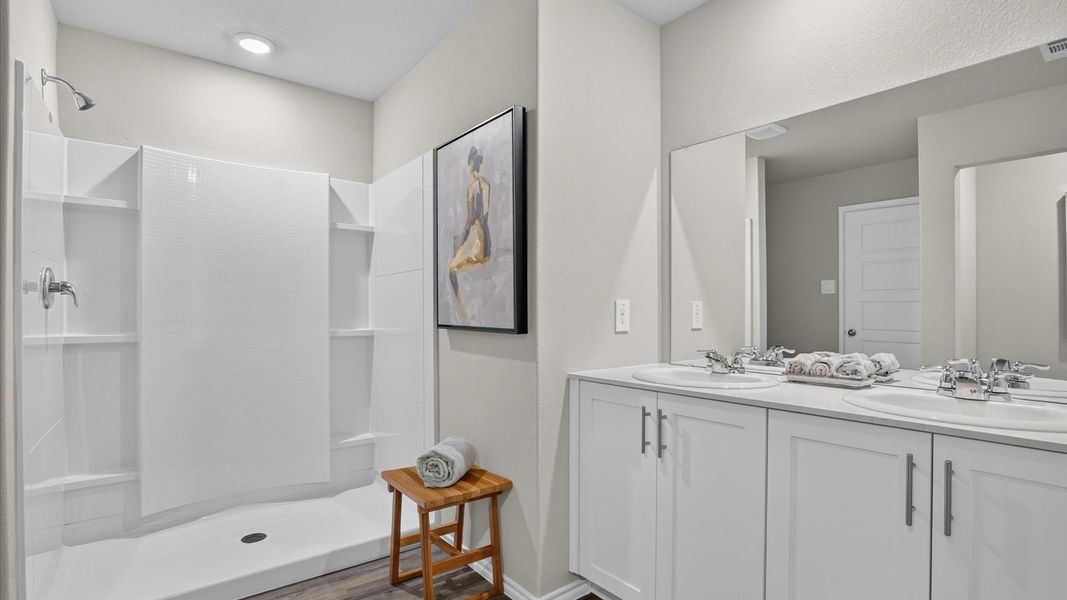 Furnished interior view inside a new home in Townes Landing, Fort Worth (Image 29).