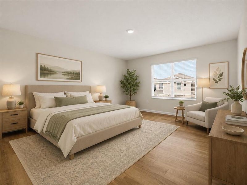 Furnished interior view inside a new home in Cascades, Davenport (Image 13).