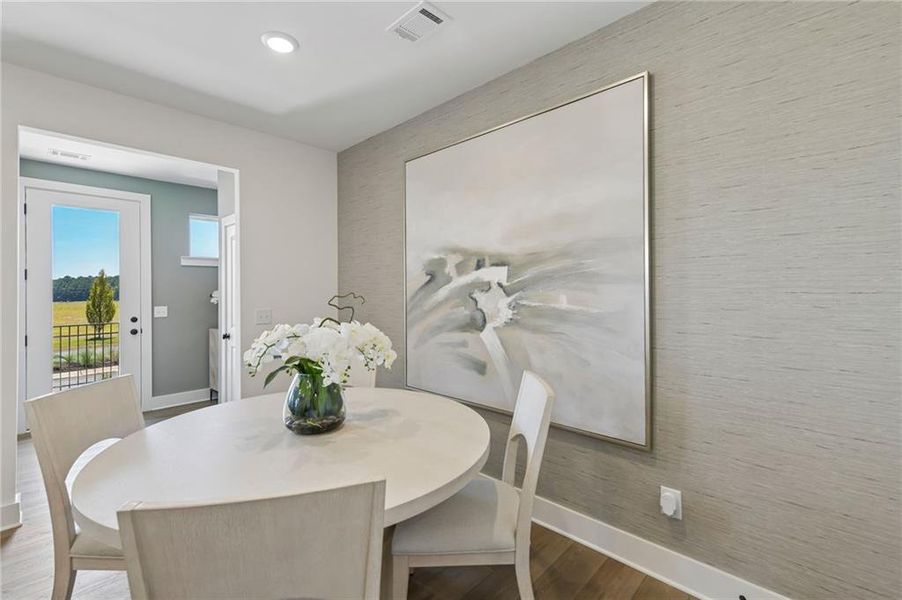 Furnished interior view inside a new home in Tribute, Hoschton (Image 15).