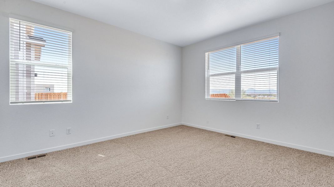 Spacious, unfurnished interior of a new home in Fossil Creek Ranch, Windsor (Image 17). Spacious, unfurnished interior of a new home in Fossil Creek Ranch, Windsor (Image 17).
