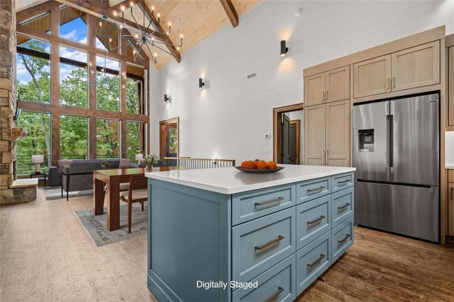 Furnished interior view inside a new home in , Young Harris (Image 10).