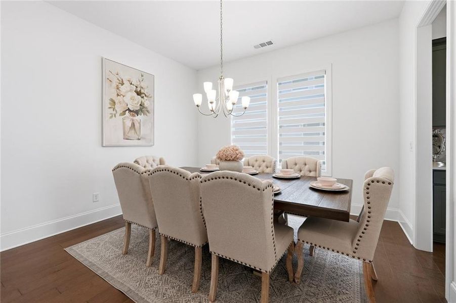 Furnished interior view inside a new home in , Woodstock (Image 11). Furnished interior view inside a new home in , Woodstock (Image 11).