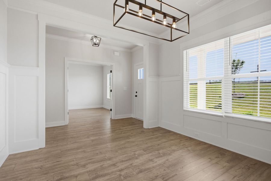 Spacious, unfurnished interior of a new home in Cherokee Knoll, Williamston (Image 19).