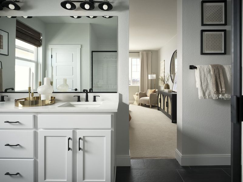 Furnished interior view inside a new home in Brighton Crossings, Brighton (Image 8).