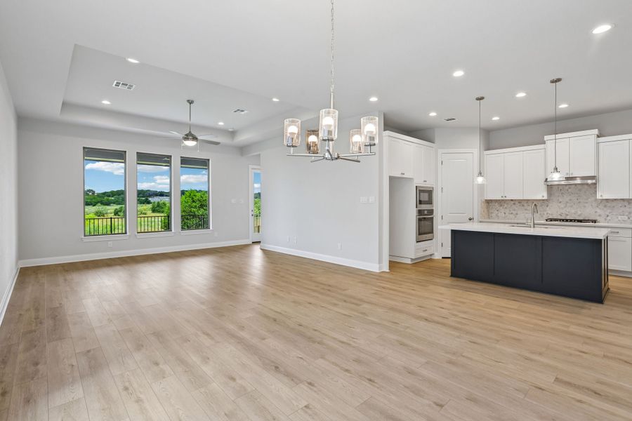 Spacious, unfurnished interior of a new home in 6 Creeks, Kyle (Image 16).