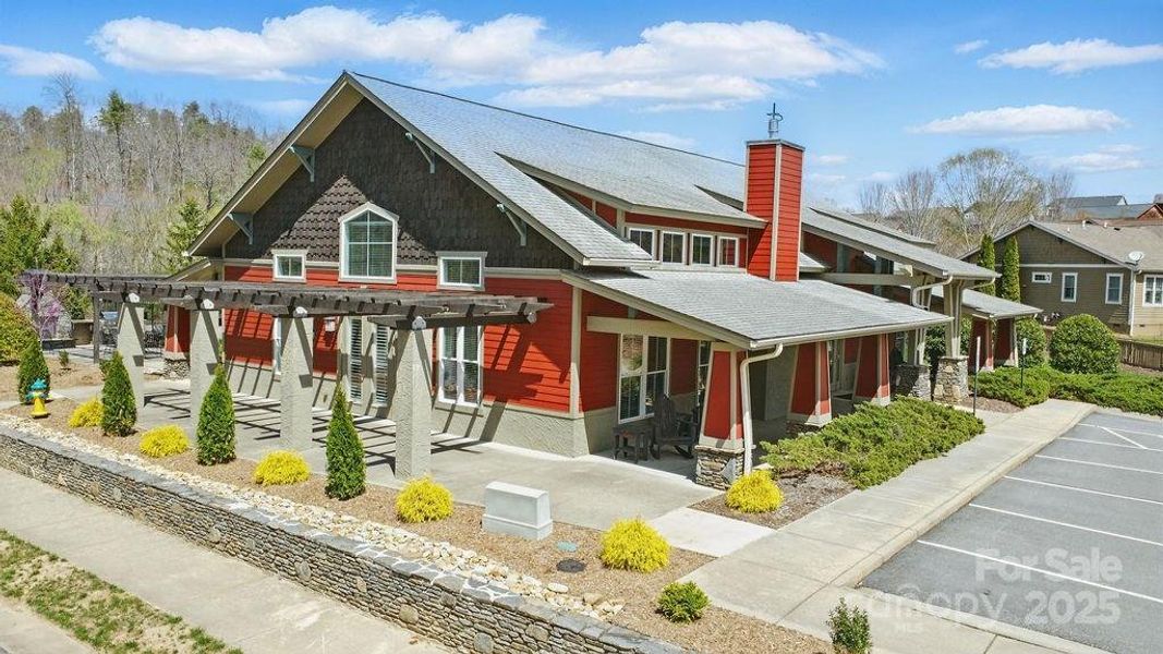 Community Clubhouse with fitness center, kitchen with large gathering space Community Clubhouse with fitness center, kitchen with large gathering space