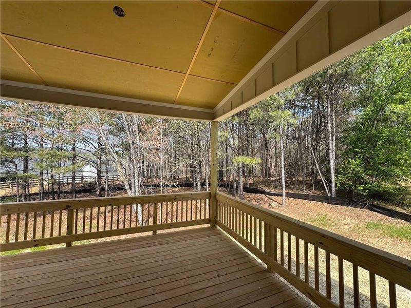 Exterior details and patio area of a home in , Flowery Branch (Image 17).