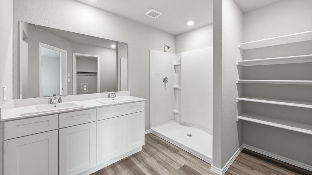 Furnished interior view inside a new home in Hickory Grove, Krum (Image 13).