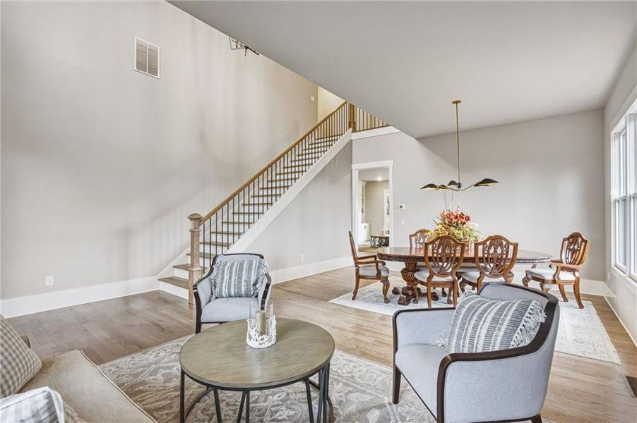 Furnished interior view inside a new home in , Canton (Image 10).