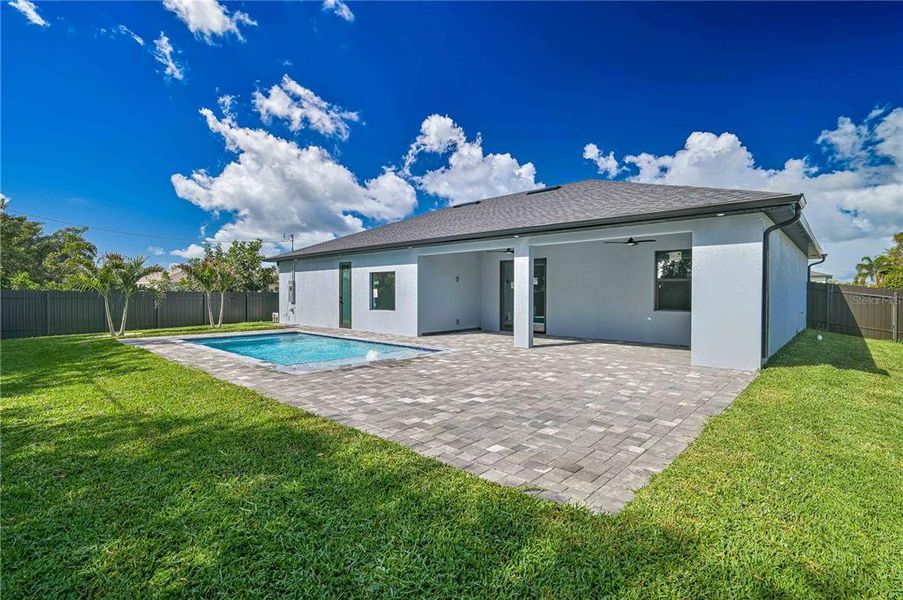 Exterior details and patio area of a home in , Cape Coral (Image 23). Exterior details and patio area of a home in , Cape Coral (Image 23).