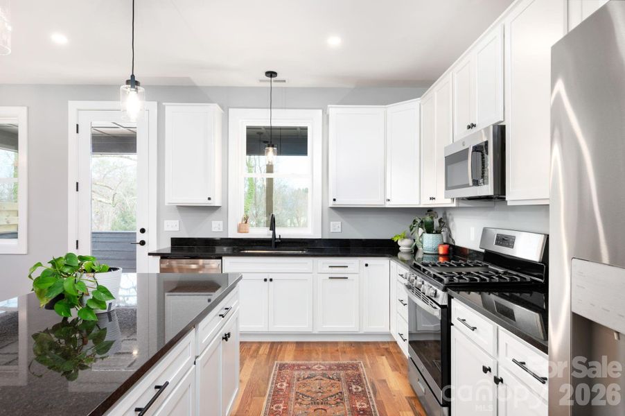 Ample Cabinet and Counter Space