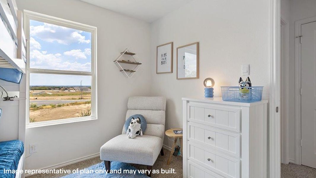 Furnished interior view inside a new home in Sereno Springs, Converse (Image 26).