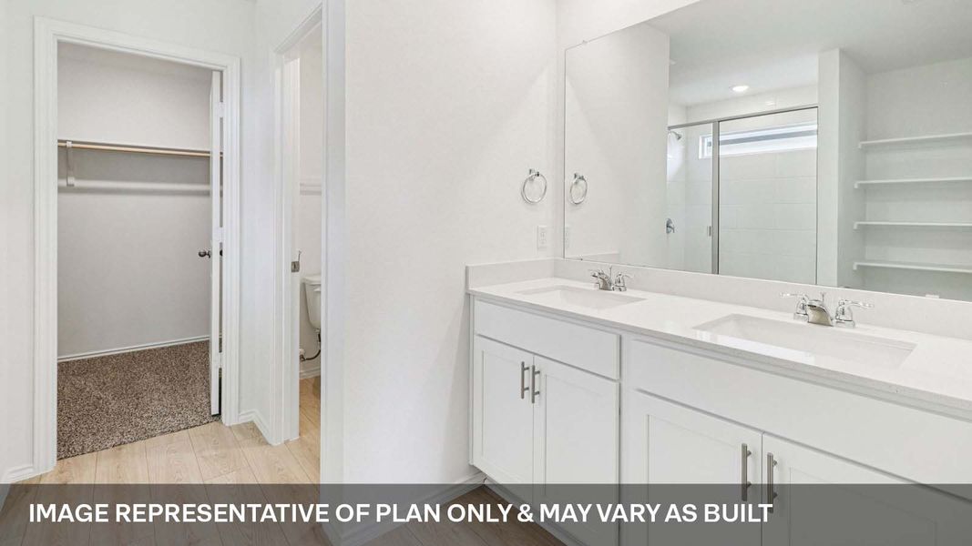 Representative furnished interior of a home built from the The Easton by D.R. Horton in Valverde, Bastrop (Image 7).