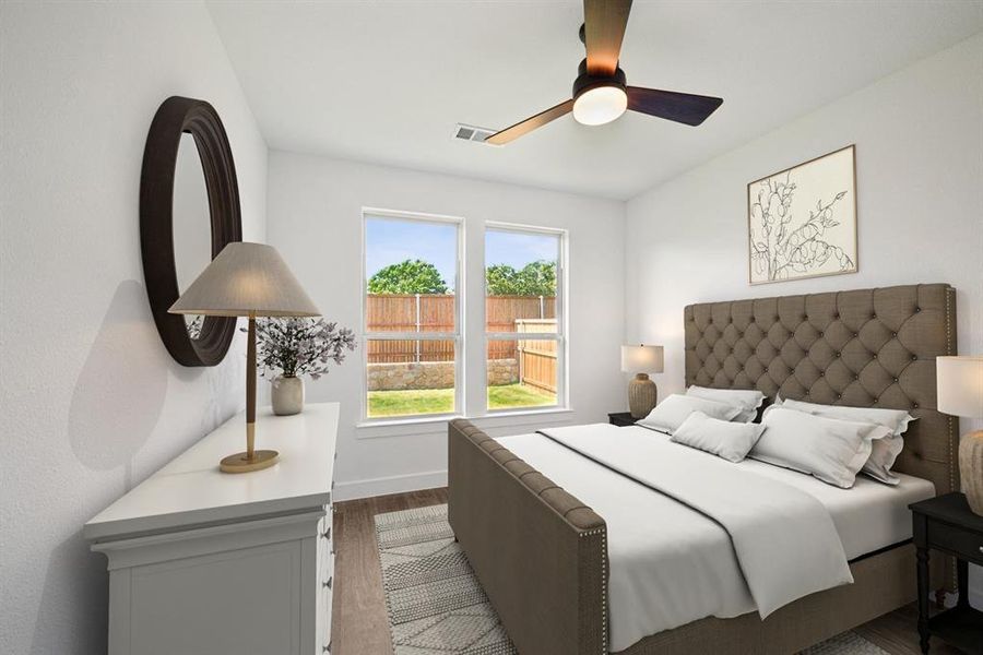 Furnished interior view inside a new home in Sterling Greene, Arlington (Image 26). Furnished interior view inside a new home in Sterling Greene, Arlington (Image 26).