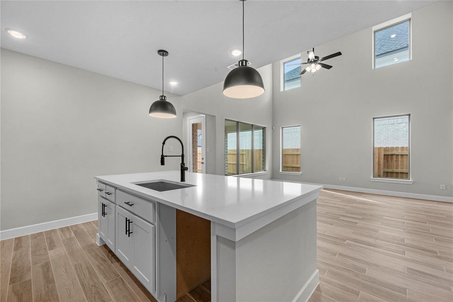 Furnished interior view inside a new home in Elyson, Katy (Image 8).