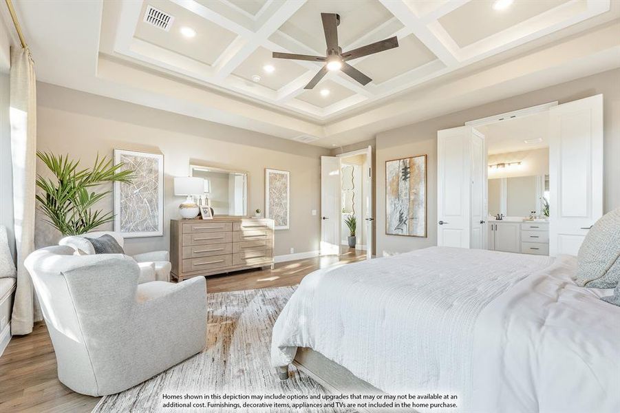 Furnished interior view inside a new home in Timberbrook, Justin (Image 7).