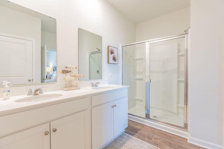 Furnished interior view inside a new home in Pine Hills at Cane Bay, Summerville (Image 14).