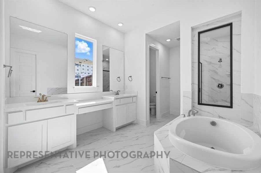 Furnished interior view inside a new home in Wildflower Ranch: Artisan Series - 60ft. lots, Dish (Image 10). Furnished interior view inside a new home in Wildflower Ranch: Artisan Series - 60ft. lots, Dish (Image 10).