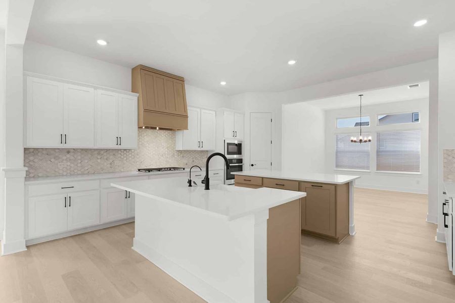 Furnished interior view inside a new home in Lariat, Liberty Hill (Image 5).