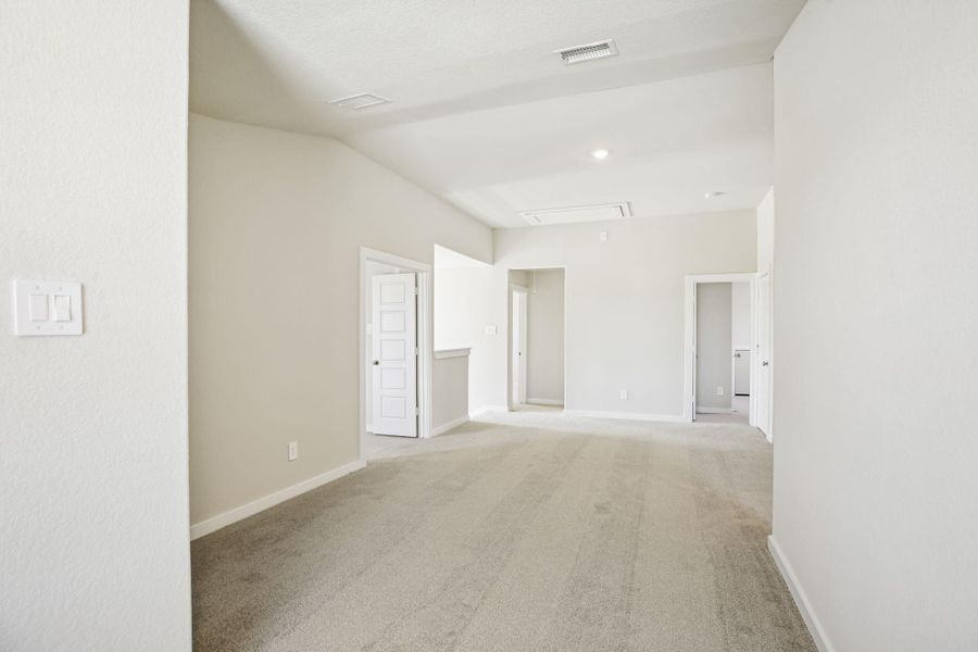 Photo is not of the actual home, but is an inspirational photo of builder’s model home and may depict options, furnishings, and/or decorator features that are not included