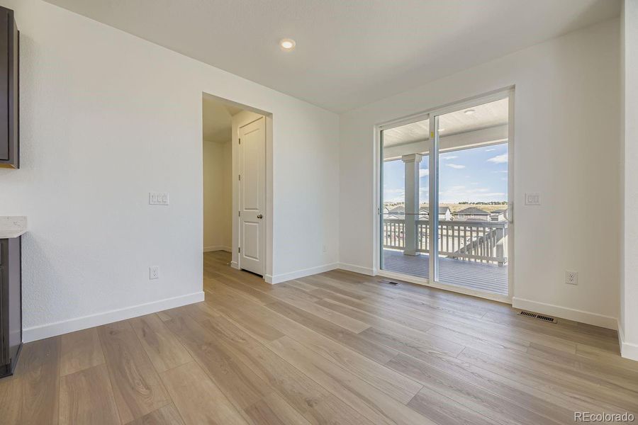 Spacious, unfurnished interior of a new home in Ken-Caryl Ranch: The Monarch Collection, Littleton (Image 12). Spacious, unfurnished interior of a new home in Ken-Caryl Ranch: The Monarch Collection, Littleton (Image 12).