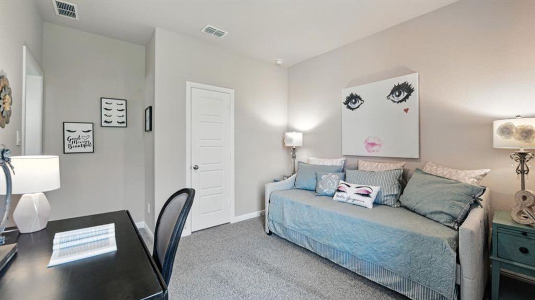 Furnished interior view inside a new home in Monarch at the Meadows, Ponder (Image 22).