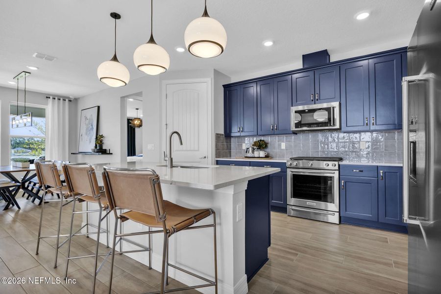 Furnished interior view inside a new home in Double Branch, Middleburg (Image 9).