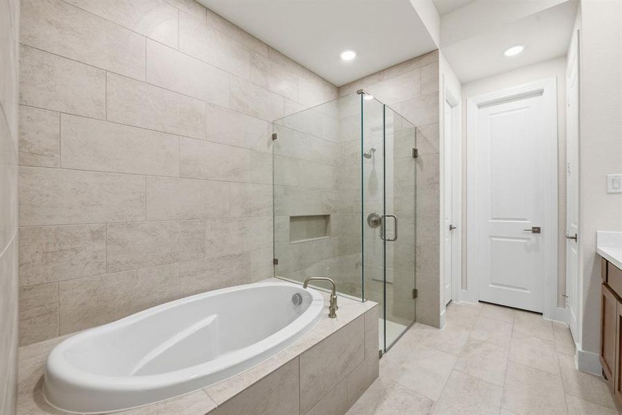 Furnished interior view inside a new home in Wildflower Ranch, Northlake (Image 11).