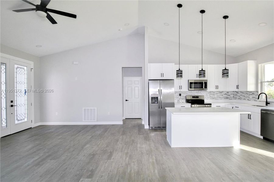 Furnished interior view inside a new home in , Sebring (Image 11).