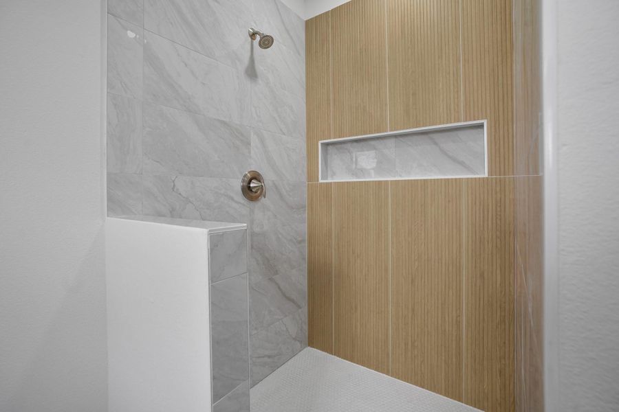 Close-up of interior finishes inside a home in , Houston (Image 9).